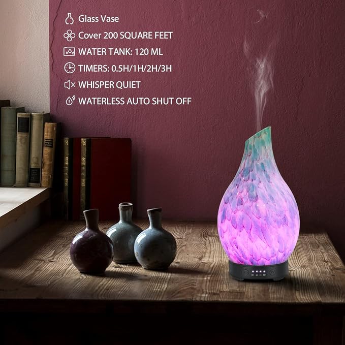 Essential Oil Diffuser 120ml Ultrasonic Aromatherapy Diffuser - Image 3