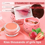 Strawberry & Honey Lip Balm, Vitamin E Lip Masks & Moisturizing Propolis - Image 4