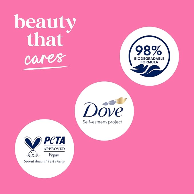 Dove Body Wash with Pump Renew Peony & Rose Oil - Image 9