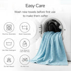 REDKISS Towels 2 Pack Luxury Extra Large Bath Towels Set 30 x 58 Inches – 100% - Image 7