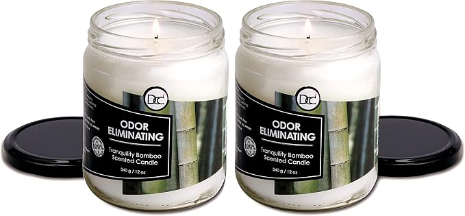 Bamboo Two Pack Odor Eliminating Highly Fragranced Candles - Image 2