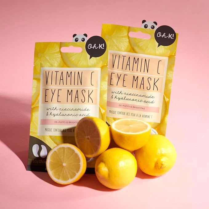 Oh K! Eye Mask - Vitamin C - Hydrating Under Eye Patches - Undereye Patches - Image 5