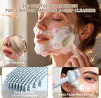 2 Pack Silicone Face Scrubber, 2 in 1 Facial Cleansing Brush & Face Mask - Image 2