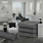 Salon Towels – 50 Pack Grey Hand Towels 100% Cotton Spa Towels – 16x27 inches - Image 4