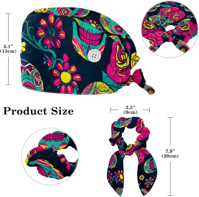 Scrub Cap, Nurse Hat, Surgical Cap - Image 2