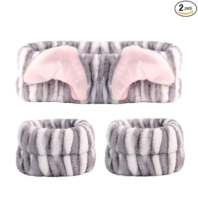 PERFECTSIGHT 2 Pack Cute Animal Headbands by PERFECTSIGHT