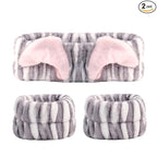 PERFECTSIGHT 2 Pack Cute Animal Headbands by PERFECTSIGHT