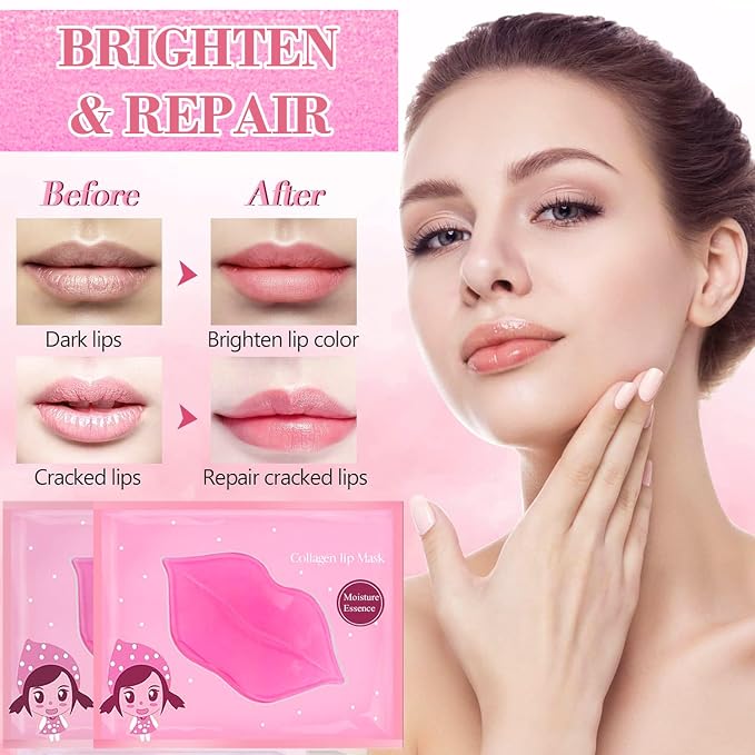 20 Pairs Lip Mask & Eye Mask, Under Eye Patches, Lip Mask Skincare, Bridesmaid - Image 6