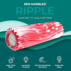 Oceanfoam Ripple Travel Foam Roller Firm Mini Foam Roller - Image 3