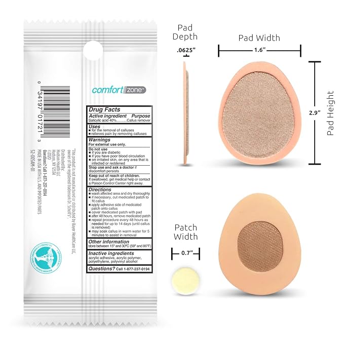 Comfort Zone Medicated Callus Patches - Image 2
