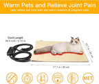 Toozey Pet Heating Pad, 6 Adjustable Temperature Heated Cat Bed - Image 2