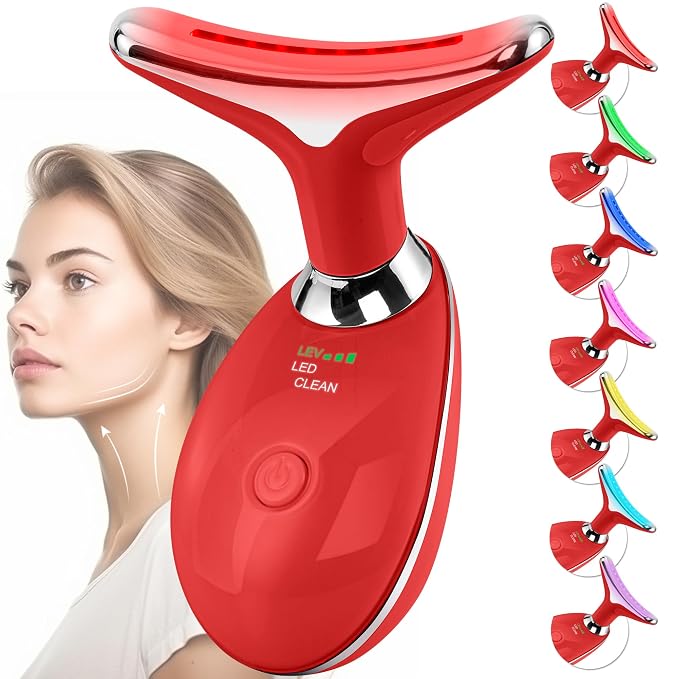 Facial Massager Red-Light-Therapy-for-Face and Neck, Face  culpting Wand by Doset