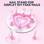 Nail Stands for Press On Nails Painting Display Practice, Powerful Magnetic - Image 5