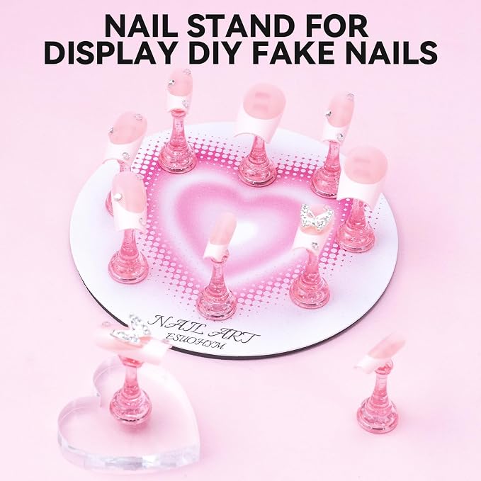 Nail Stands for Press On Nails Painting Display Practice, Powerful Magnetic - Image 5