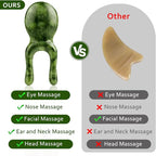 ideayard Jade Gua Sha Facial Tools, Jade Massage Tools - Image 3
