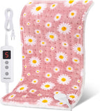 Daisy Heating Pad for Back Period Cramps Neck Shoulder Pain Relief, Portable by MEWMIX