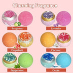 KAV Bath Bombs for Women — Natural Geode Bathbombs for Girls, Tweens | Set of - Image 2