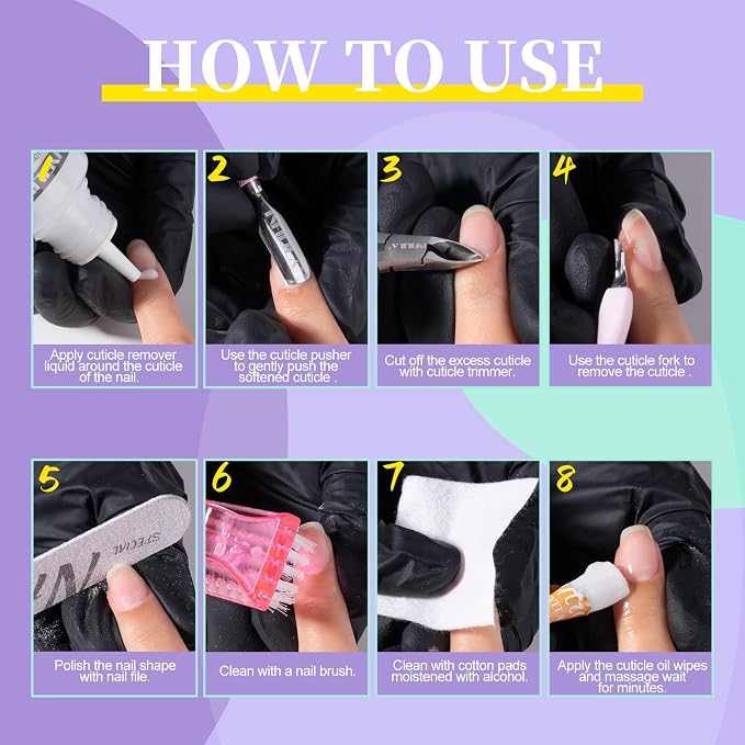 NXJ INFILILA Cuticle Kit, Manicure Kit - Image 7