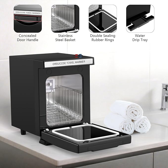 Hot Towel Warmer for Spa, Small Towel Warmer for Esthetician, Mini Towel Warmer - Image 4