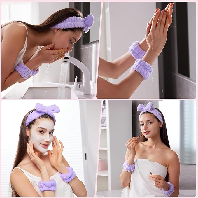 16pcs Skincare Headband Set, Headband Set - Image 3