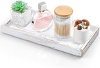 ALELION 13" White Bathroom Vanity Tray by ALELION