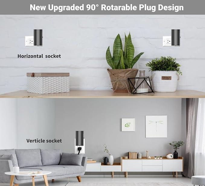 TSEXES LED Night Light Plug in, Modern Night Lights Plug into Wall, Dusk to - Image 4