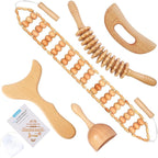 Xokocli 5-in-1 Wood Therapy Massage Tools Lymphatic Drainage Massager by Xokocli