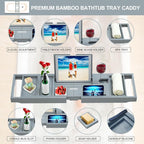 Premium Bathtub Caddy Tray - Image 2