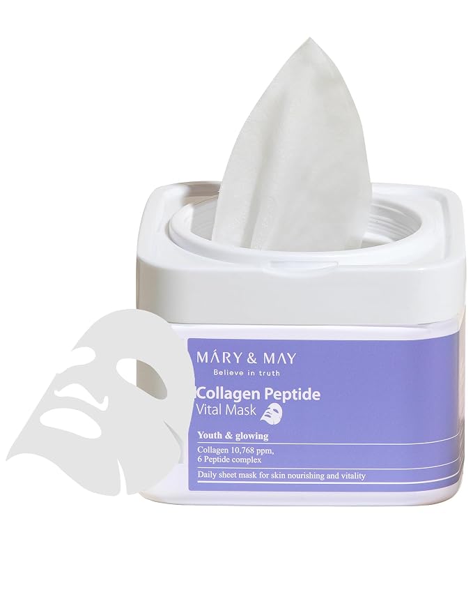 Mary&May Collagen Peptide Vital Mask – Pull-Out Case by MaryMay