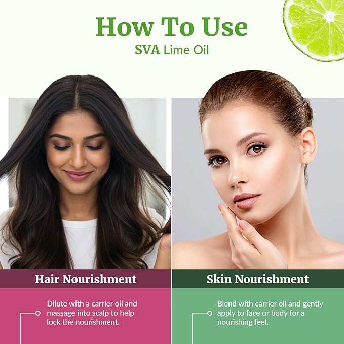SVA Lime Essential Oil – 4 Fl Oz – 100% Natural Lime Oil - Image 5