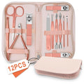 Manicure Set Nail Clipper Set Men Women 12 in 1 Nail Care Kit by BLESWIN