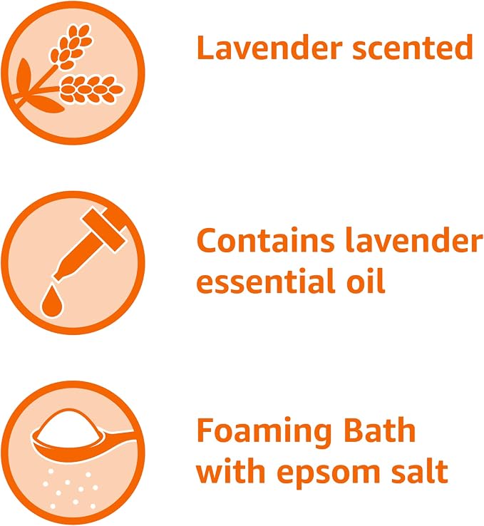 Amazon Basics Lavender Scented Foaming Bath - Image 3