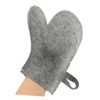 MERRYHAPY 1set Felt Sauna Hat Thick Water Absorbent Sauna Gloves Comfortable - Image 6