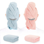 BEoffer 2 Pack Microfiber Hair Towel by BEofferDirect