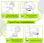 Shower Filter - Replacement Cartridges Compatible - Image 6