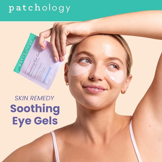 Patchology Skin Remedy Soothing Eye Gels – Ultra-Soft Hydrogel Undereye Masks - Image 2