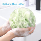 AmazerBath Loofah Sponge 60g/Piece, Exfoliating Bath Sponge Body Scrubber - Image 2