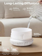 InnoGear Aromatherapy Diffuser & 10 Essential Oils Set, 500ml Essential Oil - Image 3