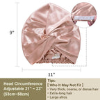 ZIMASILK 22Momme 100% Mulberry Silk Sleep Cap - Image 5