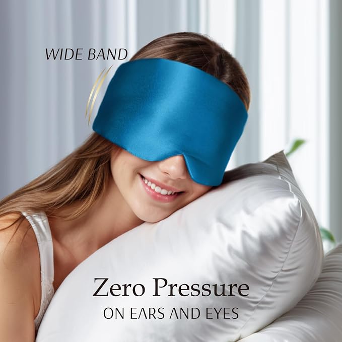 Zenssia 100% Mulberry Silk Sleep Mask Eye Mask - Image 5