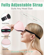 BeeVines 2 Pack 3D Contoured Sleep Mask Sleeping Eye Masks - Image 4
