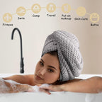3 Pack Microfiber Hair Towel Wrap - Image 6