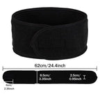 Whaline Spa Facial Headband Head Wrap Terry Cloth Headband 4 Counts Stretch - Image 2