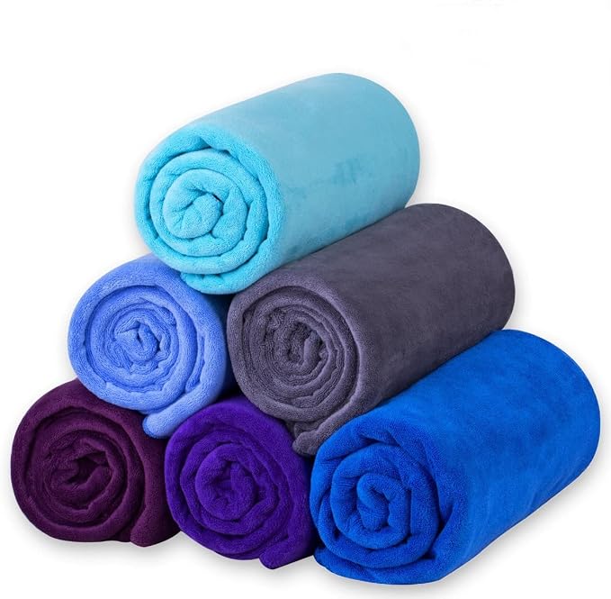 JML Bath Towel, Microfiber Bath Towels Set 4 Pack - Image 8