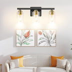 3-Light Bathroom Light Fixtures, Classic Wall Light Fixture - Image 9