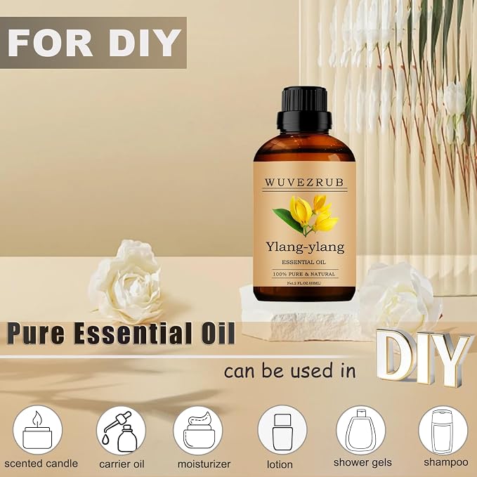 Ylang-Ylang Essential Oils, 60ML Pure and Natural Essential Oil - Image 3
