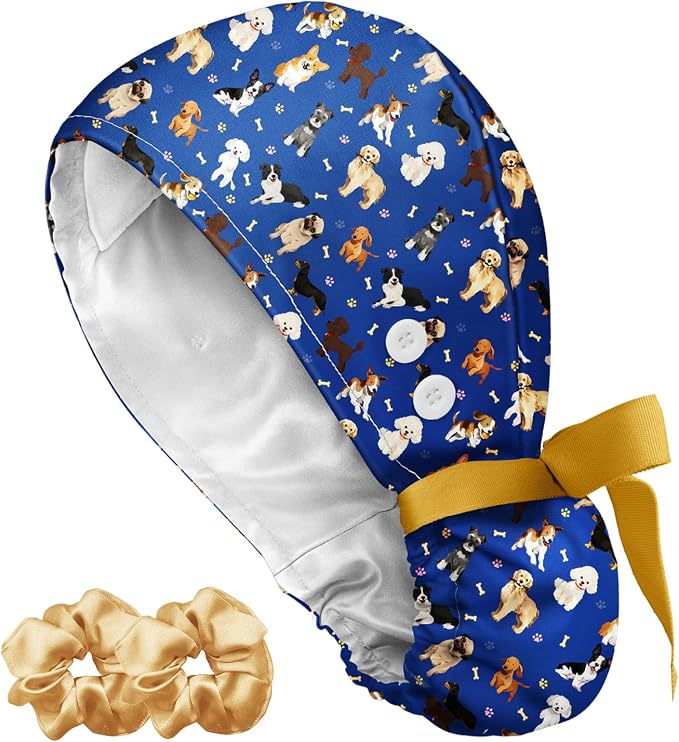 Plifal 100% Cotton Scrub Cap by Plifal