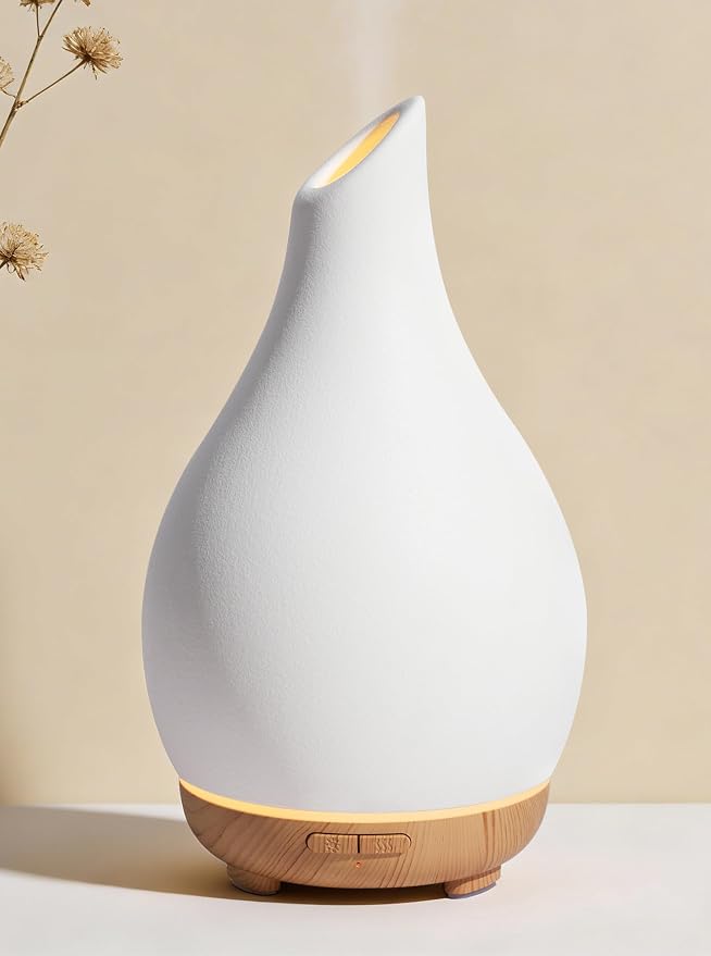 InnoGear Essential Oil Diffuser, 150ml Ceramic Diffuser Handcrafted Stone by InnoGear