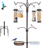 YINGYM Bird Feeding Station Kit, 94 Inch Bird Feeder Pole Stand by YINGYM