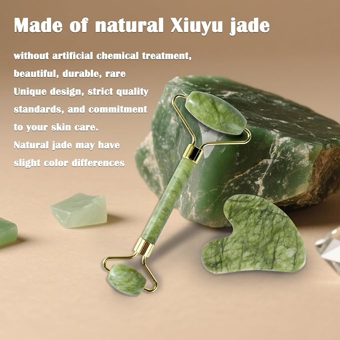 Jade Roller Gua Sha Tools - Image 7